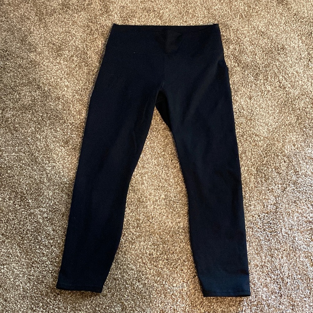 Womens Fabletics black powerhold leggings size large